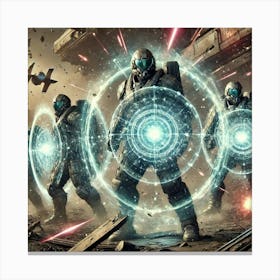 Asterian Starshield Enforcers Gravity Shield Generators Canvas Print