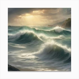 Ocean Waves Canvas Print