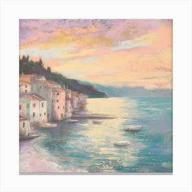 Sunset On The Coast 1 Canvas Print