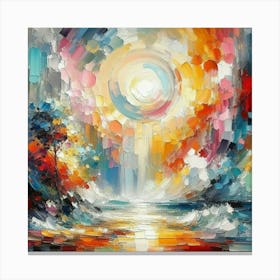 Abstract painting art decoration 5 Canvas Print