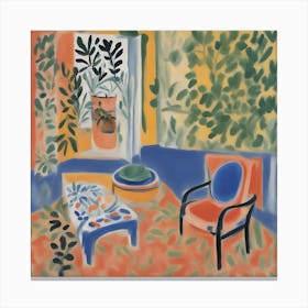 Matisse inspired painting Canvas Print