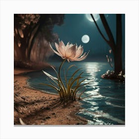 Lotus Flower 1 Canvas Print