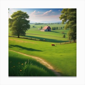 Farm Landscape 29 Canvas Print