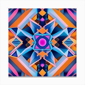 Abstract Geometric Pattern 3 Canvas Print