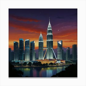 Kuala Lumpur Cityscape Canvas Print