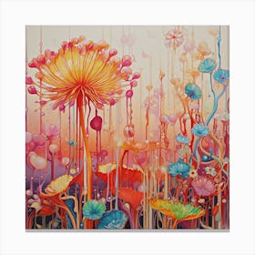 Spring Dreaming Flowers Canvas Print