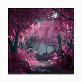 A Surreal And Captivating Scene Of A Lush Jungle W C1od2n8mqpksnbuedfxfgw Fk 8zgt1rboxadd1ftdlza Canvas Print