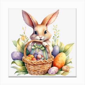 Basketful Of Eggs (9) Canvas Print