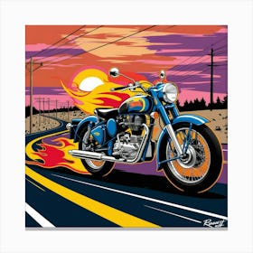 Royal Enfield Classic Canvas Print