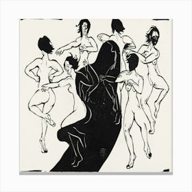 'The Dancers' Canvas Print