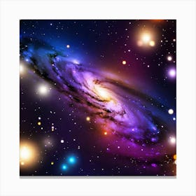 Galaxy In Space 2 Canvas Print