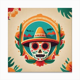 Day Of The Dead 36 Canvas Print