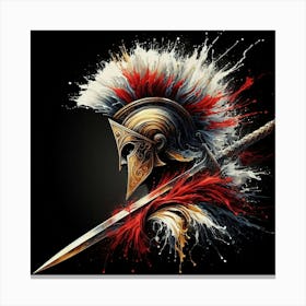 Sparta Warrior Canvas Print