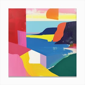 Abstract Travel Collection Virgin Islands Uk 1 Canvas Print