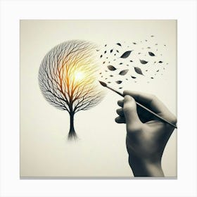 A Tree Canvas Print