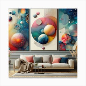 Planets Canvas Print