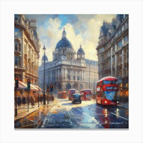 Streets Of London 1 Canvas Print