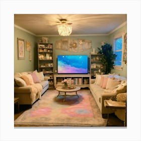 Living Room 126 Canvas Print