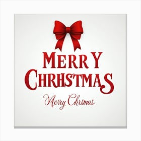 Merry Christmas 5 Canvas Print