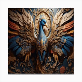 mythology of a phoenix Canvas Print
