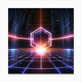 Futuristic Space 3 Canvas Print