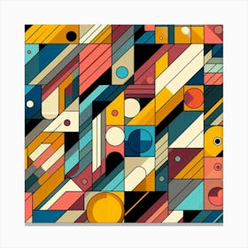 Abstract Geometric Pattern 8 Canvas Print