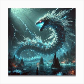 Crystal Leviathan 2 Canvas Print