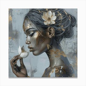 'Golden Girl' 4 Canvas Print