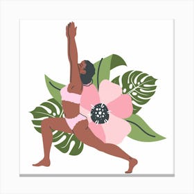 Yoga Pose Canvas Print