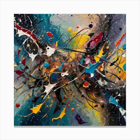 Abstract Modern Painting Canvas Print