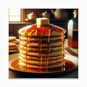 Stack Of Pancakes Canvas Print