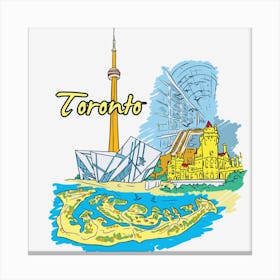 Toronto Cityscape Canvas Print