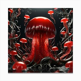 Red Jelly 13 Canvas Print