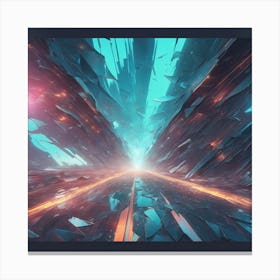 Abstract Abstract Painting Canvas Print