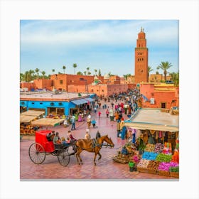 Marrakech Moroco article est Art Canvas Print