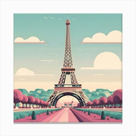 Paris Eiffel Tower 19 Canvas Print