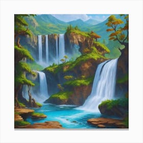 Waterfall 5 Canvas Print