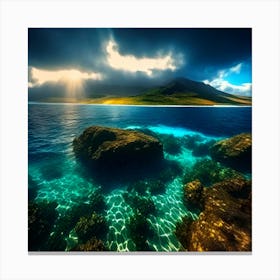 Sunrise At The Beach 6 Canvas Print