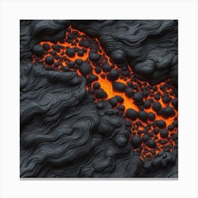 Lava Flow 8 Canvas Print