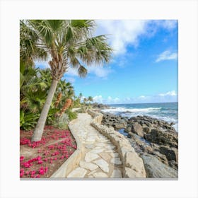 California Beach Canvas Print