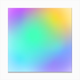 Abstract Background With A Rainbow Canvas Print