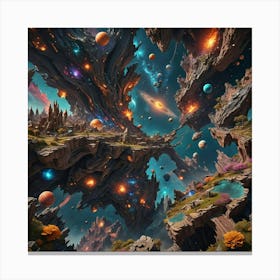 Spacescape Canvas Print