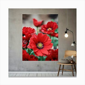 Red Flowers Canvas Print