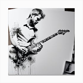 Guitar Player 1 Canvas Print