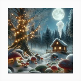 House In The Forest 1 Canvas Print