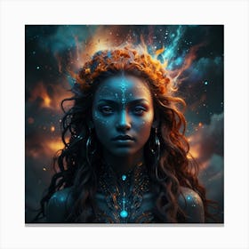 Queen of the cosmos Canvas Print