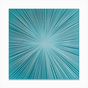  'Aqua Essence', a captivating artwork that embodies the tranquility and expansiveness of the sea. The art piece features a myriad of fine lines radiating from a central point, creating a dynamic sense of movement in a serene palette of aqua and teal.  Oceanic Calm, Dynamic Movement, Serene Aqua.  #AquaEssence, #TealArt, #CalmingDesign.  'Aqua Essence' is an oasis of calm for any interior, offering a visual retreat that mirrors the soothing qualities of water. Perfect for contemporary homes or offices, it provides a refreshing focal point that is both invigorating and peaceful, inviting viewers to a moment of contemplation and serenity. Canvas Print