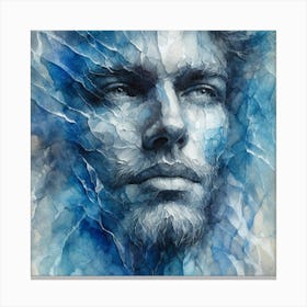 Abstract Man Canvas Print