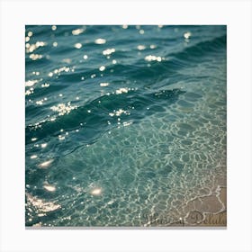 A Beautiful Blue Ocean Canvas Print