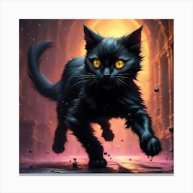Cat Two Canvas Print